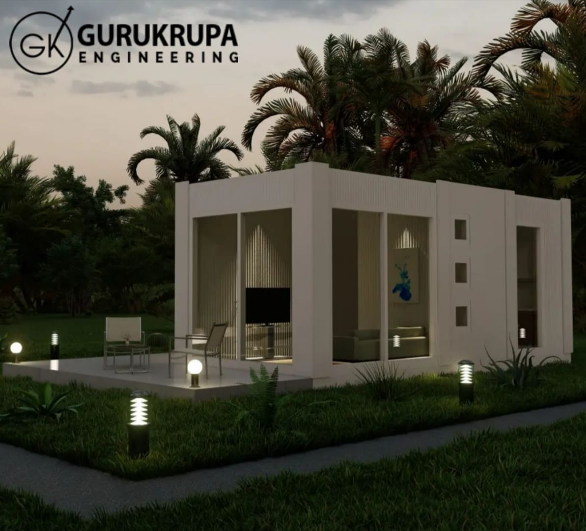 Luxury Portable Cabin | Modern Prefabricated Cabins by Gurukrupa Engineering